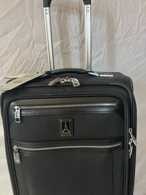 $680 Travelpro Luggage Platinum Elite 22" Expandable Carry-on Two Wheel Suiter