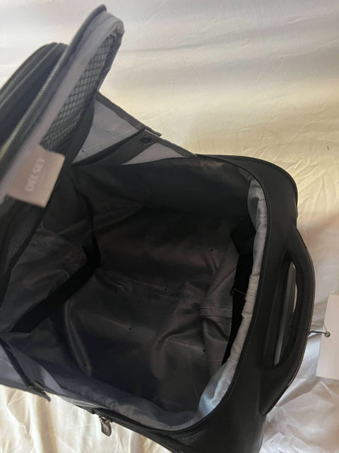 NEW DELSEY OPTIMAX LITE 15" UNDERSEATER ROLLING CARRY ON TOTE BLACK