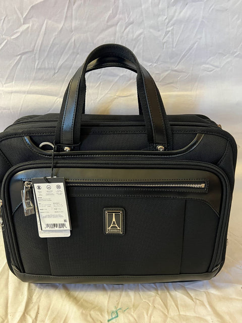 New Travelpro Platinum Elite-16-Inch Expandable Business Briefcase Shadow Black