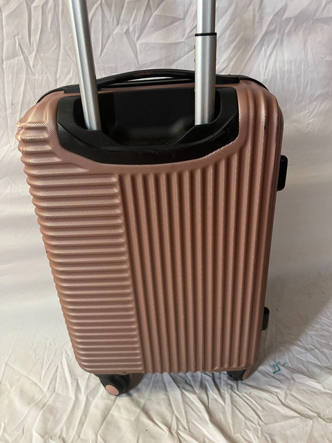 $280 Travelers Club Basette 20" Rose Pink Luggage Spinner Carry On