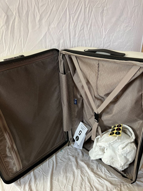 $498 Bric's By Ulisse 30" Expandable Spinner Luggage White Hardcase Check In