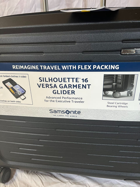 $680 Samsonite Silhouette 16 Hard-side Spinner Garment Bag Glider TSA Lock