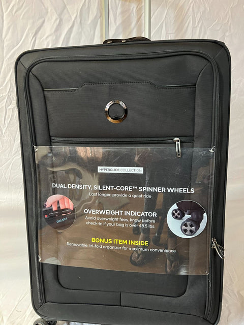 $480 Delsey Paris Hyperglide 29" Expandable Spinner Upright Luggage Suitcase