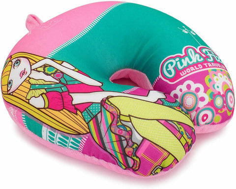 Pink Fizz Girls Extra Soft Stylish Micro Beads Neck Pillow, Micro Beads Support