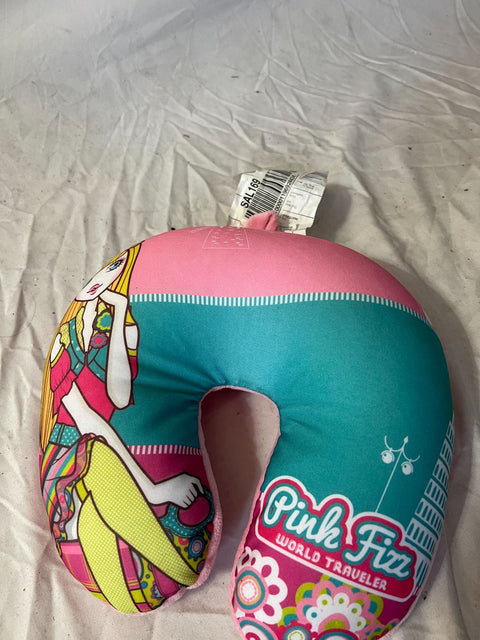 Pink Fizz Girls Extra Soft Stylish Micro Beads Neck Pillow, Micro Beads Support