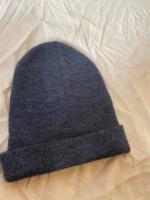 New Lacoste Men's Hat Beanie Blue Logo Knitted Cap