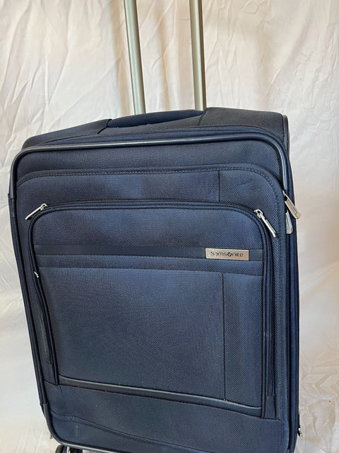 $580 Samsonite Insignis 16 25" Expandable Spinner Suitcase Luggage Navy