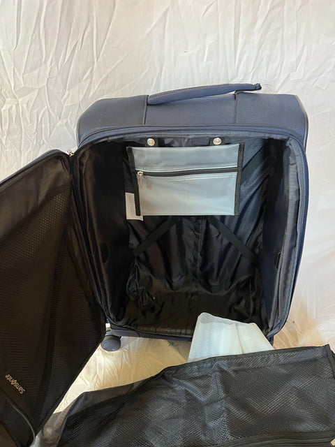 $580 Samsonite Insignis 16 25" Expandable Spinner Suitcase Luggage Navy