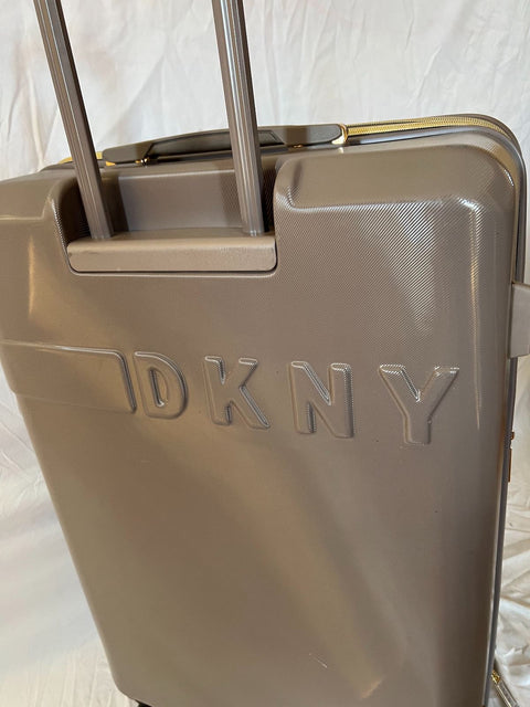 $495 DKNY Rapture 28" HardCase Spinner Suitcase Luggage Large Check In Gray