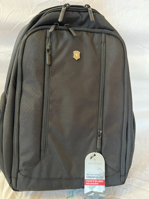 New Victorinox Swiss Army VX Avenue Compact Business Backpack Black