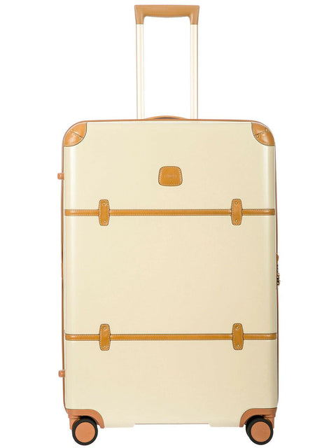 New Brics Bellagio 2.0 Spinner Trunk 32" Large Suitcase Hardside Luggage Cream