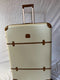 New Brics Bellagio 2.0 Spinner Trunk 32" Large Suitcase Hardside Luggage Cream