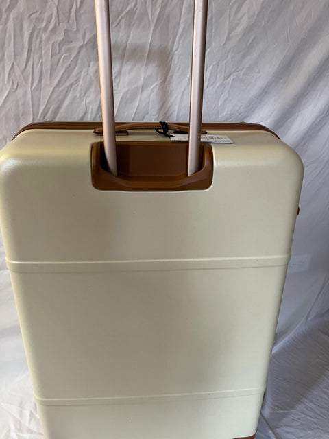 New Brics Bellagio 2.0 Spinner Trunk 32" Large Suitcase Hardside Luggage Cream
