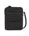 $99 New Travelon Anti-Theft Signature Quilted Slim Pouch Crossbody Bag Black