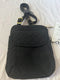 $99 New Travelon Anti-Theft Signature Quilted Slim Pouch Crossbody Bag Black