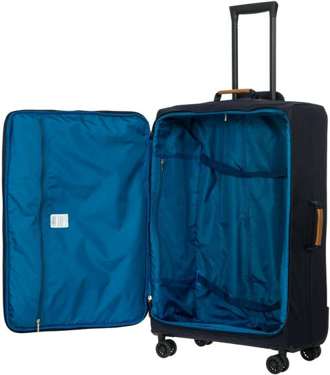 New Brics X Travel 2.0 30” Spinner Suitcase Lightweight Soft Blue Luggage