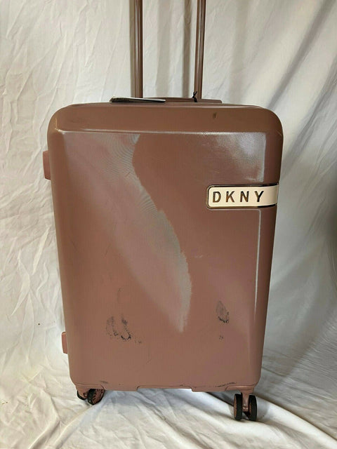 DKNY Rapture 25" Hard Spinner Suitcase Luggage Medium Check In Rose