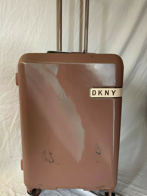 DKNY Rapture 25" Hard Spinner Suitcase Luggage Medium Check In Rose