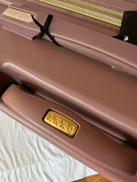 DKNY Rapture 25" Hard Spinner Suitcase Luggage Medium Check In Rose