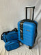 Travelers Club  Austin Spinner Luggage 20" Carry On 3 Piece Set Blue