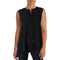 Calvin Klein Women's Black Grommet Lace Up Blouse Top Medium M
