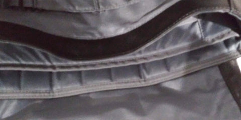 $360 Kenneth Cole Reaction My Rod-Ern Black Leather Dual-Compartment Laptop Bag