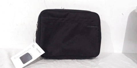 New Ricardo Beverly Hills Essentials 13" Deluxe Organizer Kit Travel Bag Gray