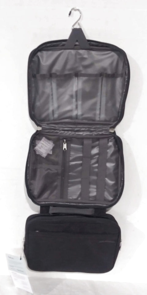 New Ricardo Beverly Hills Essentials 13" Deluxe Organizer Kit Travel Bag Gray