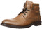 New Unlisted by Kenneth Cole Men's Roll With it Leather Lace Boots Brown 12 US