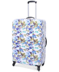 $340 NEW TAG Pop Art 28" Hard Shell Luggage Expandable Suitcase Floral White