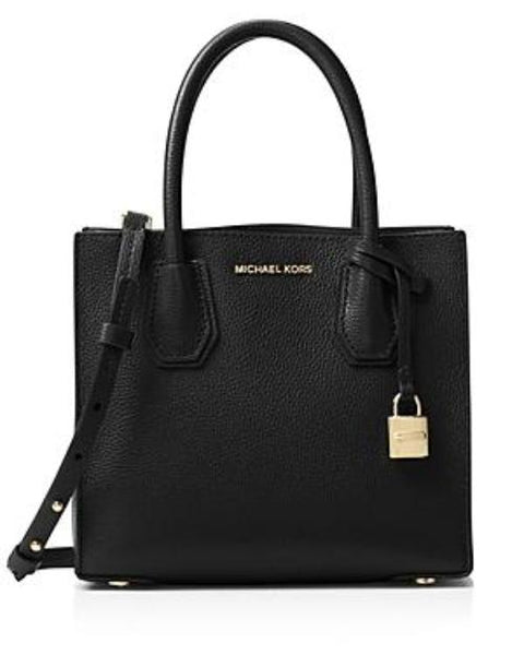 MICHAEL Michael Kors Mercer Medium Bonded-Leather Crossbody