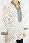 Charter Club Women White Embroidered Printed Tunic Blouse Top X-Large XL