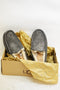 New UGG Men's Ascot Suede Charcoal Moccasin Slip On Boots Size 9 US