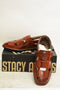 New Stacy Adams Mens Brighton - Closedtoe Fisherman Sandal Shoes Brown 11.5 US