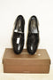 New Florsheim Mens Lexington Kiltie Tassel Loafer Leather Black Dress Shoes 11.5