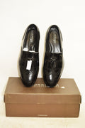 New Florsheim Mens Lexington Kiltie Tassel Loafer Leather Black Dress Shoes 11 U