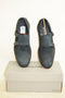 New Kenneth Cole Reaction Men's Blue Monk-Strap Loafer Suede Shoes Size US 9 M