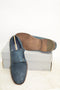 New Kenneth Cole Reaction Men's Blue Monk-Strap Loafer Suede Shoes Size US 10.5