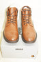 New Unlisted by Kenneth Cole Men's Roll With it Leather Lace Boots Brown 12 US