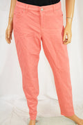 Style&Co Women's Stretch Pink Curvy-Fit Skinny Denim Jeans 12