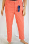 Charter Club Women's Stretch Orange Bristol Skinny Ankle Denim Jeans 4