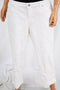Style&Co Women's White Curvy Fit Capri Cropped Denim Jeans 14