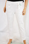 Charter Club Women's White Comfort-Waist Ankle Pants Petite 8P