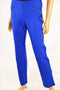 INC International Concepts Women Blue Curvy Straight Leg Casual Pants 6