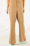 INC International Concepts Women Stretch Brown Regular Fit Flare Dress Pants 16