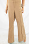 INC International Concepts Women Stretch Brown Regular Fit Flare Dress Pants 16