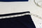 ECI Women's Stretch Blue Pull-On Ruffled Hem Maxi Skirt XL