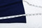 ECI Women's Stretch Blue Pull-On Ruffled Hem Maxi Skirt XL