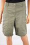 Karen Scott Women's Stretch Green Comfort Waist Curved Pocket Bermuda Short 14