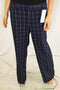 Charter Club Women's Blue Print Wide Leg Trousers Dress Pants 12